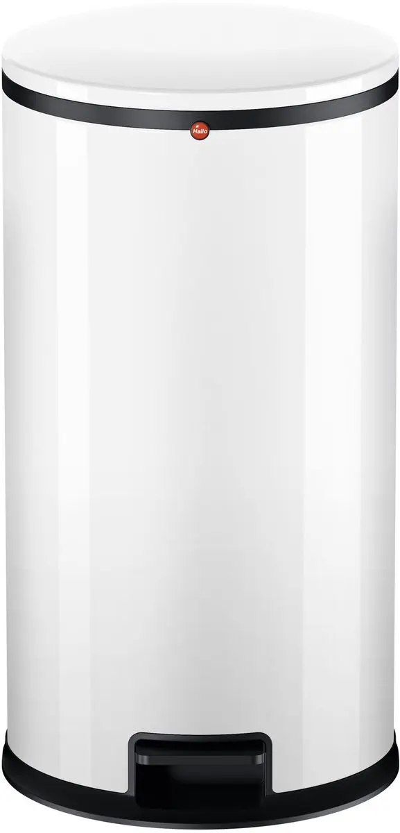 Hailo Pedaalemmer Pure L 25L - Wit