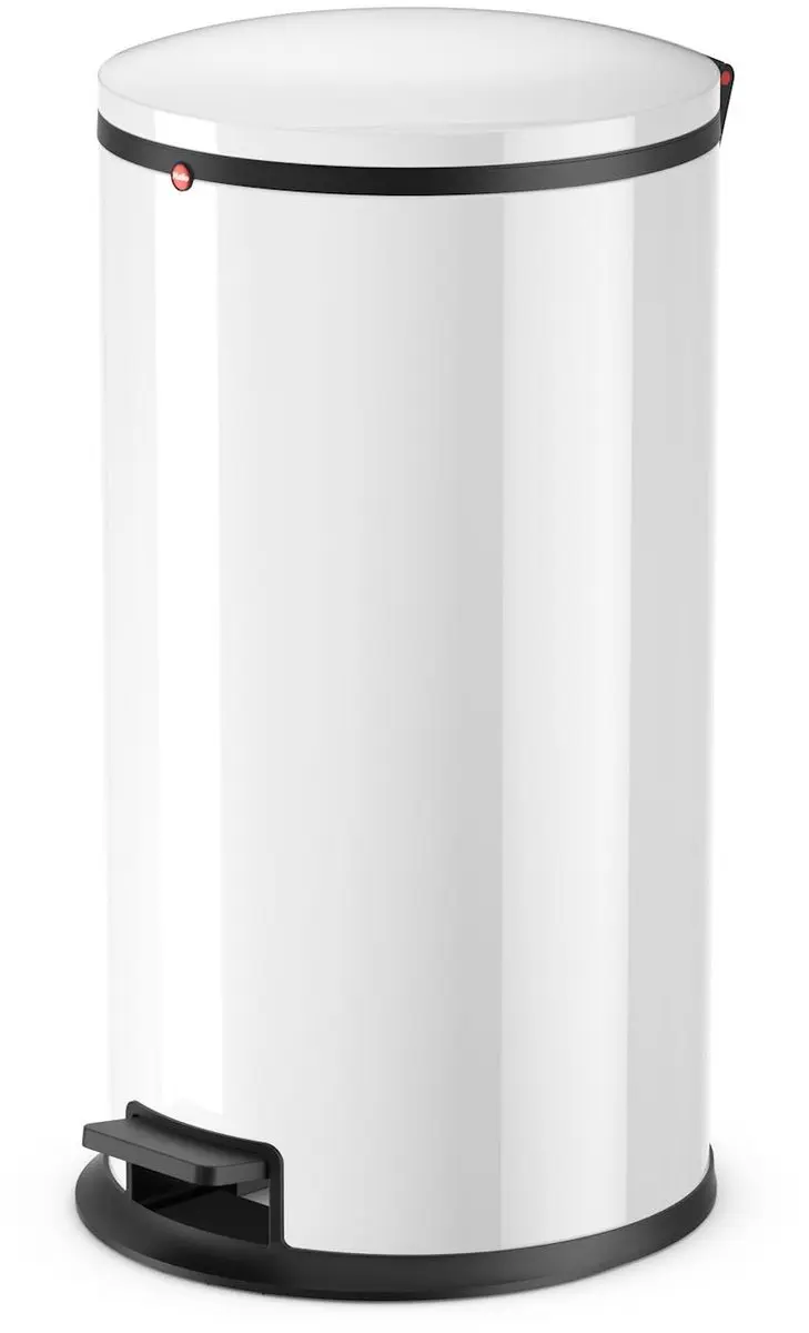 Hailo Pedaalemmer Pure L 25L - Wit