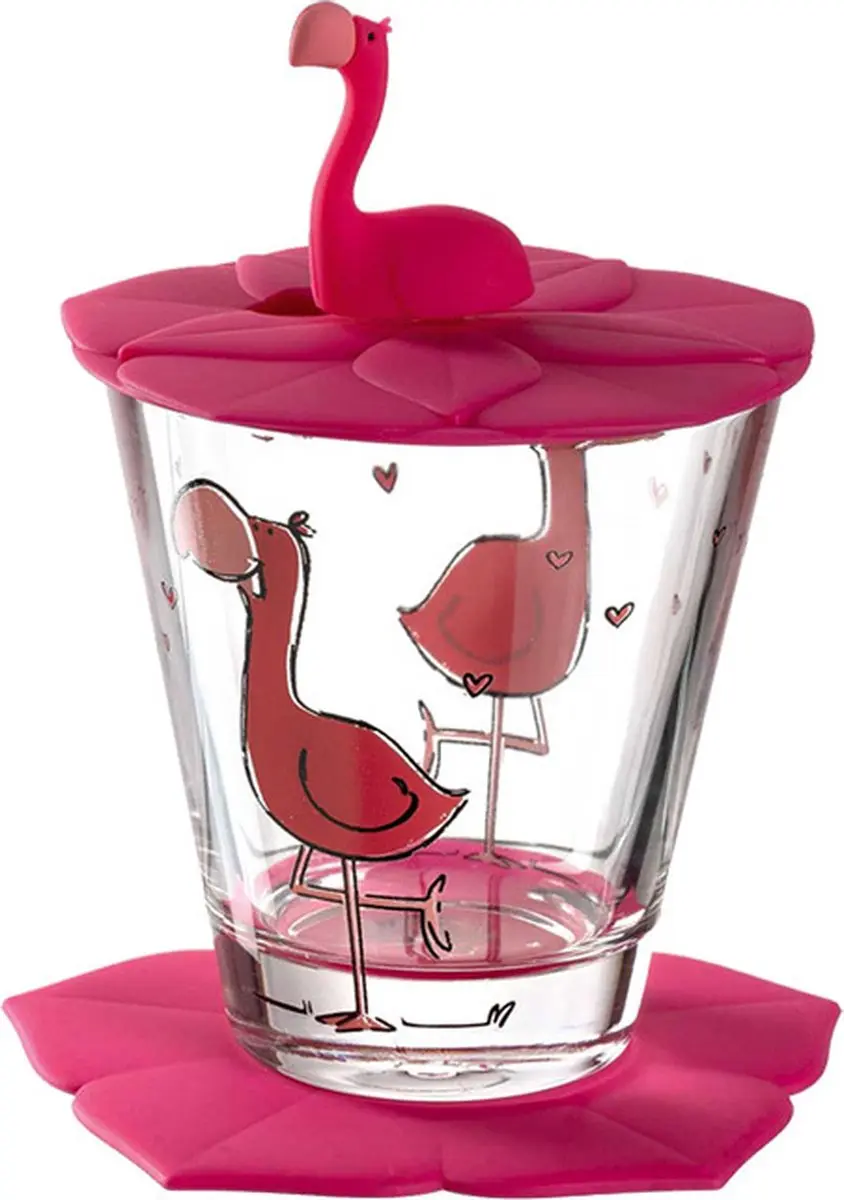 Leonardo Bambini Drinkset 9-delig - Flamingo/Panda/Unicorn - afbeelding 6 van 6
