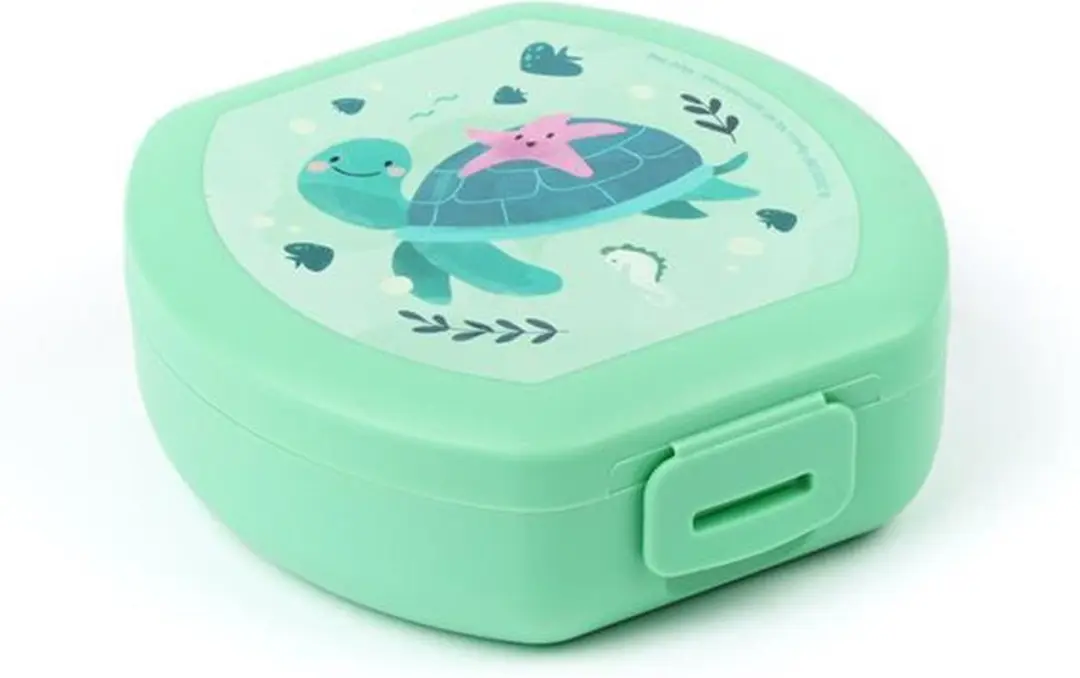 Amuse Sealife Snackdoos Schildpad A-000360 - 200ml - Groen