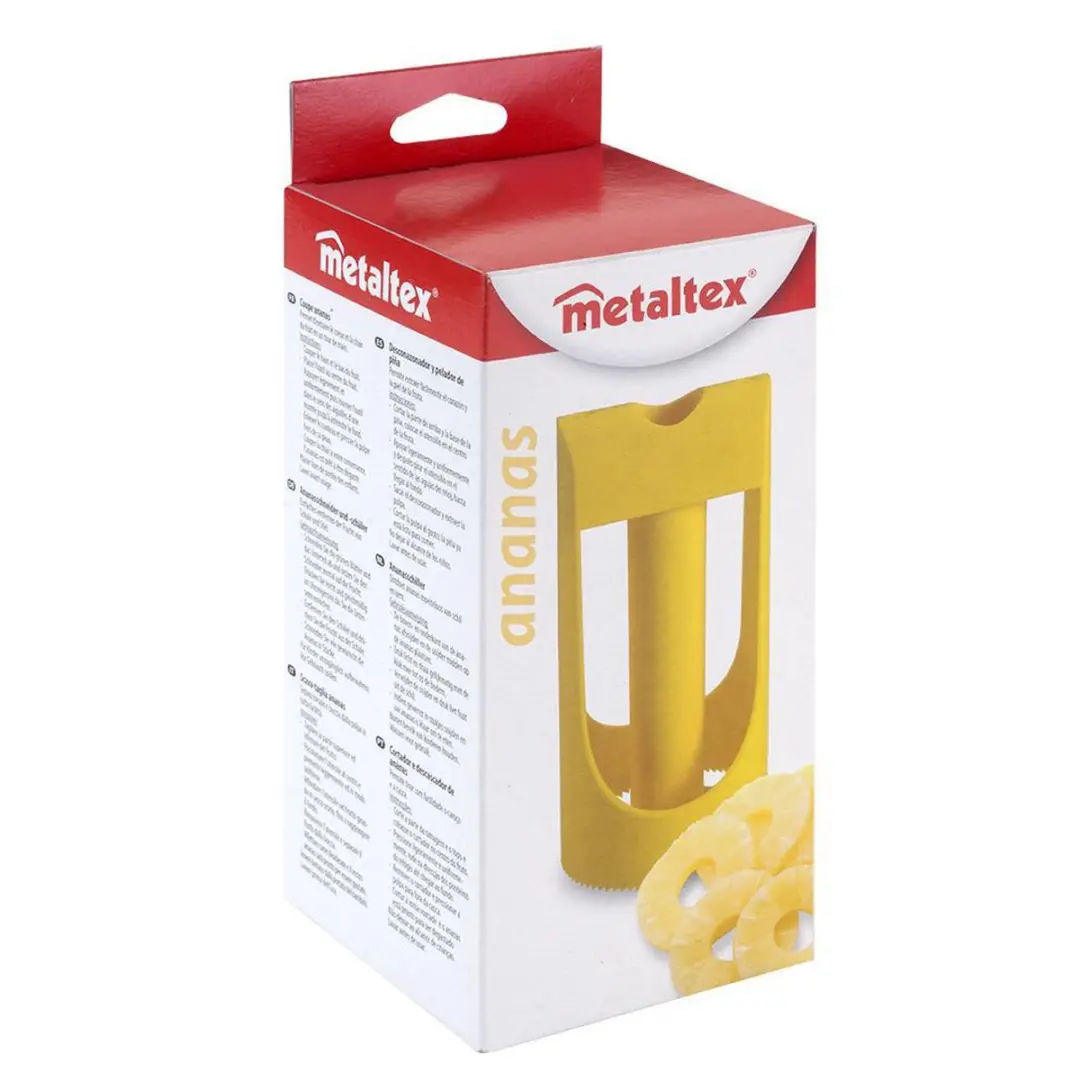 Metaltex Ananassnijder - Geel