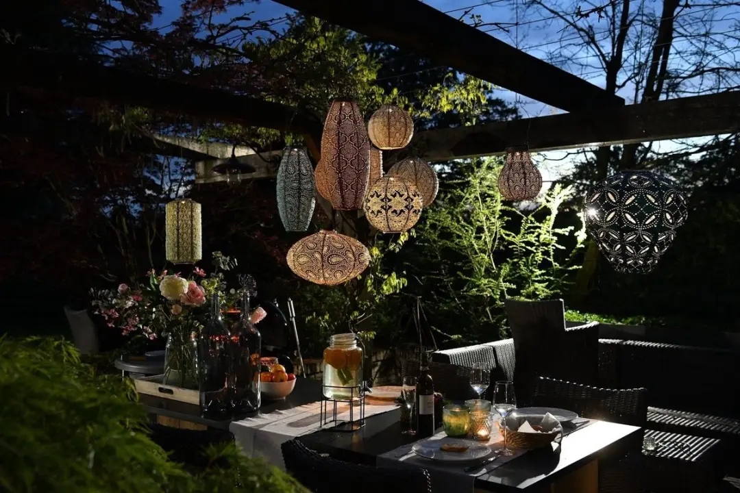 Lumiz Solar Bramdean Set Buitenlamp - 3 Stuks - Taupe/Grijs/Zwart - afbeelding 6 van 6