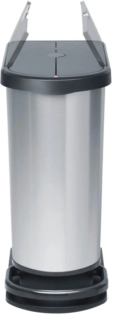 Rotho Paso Pedaalemmer 50L - 2x25L Zilver Metallic - afbeelding 6 van 6