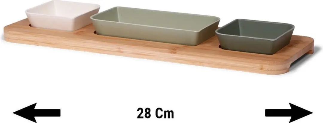 Senza Bamboe Tapasplank - Groen