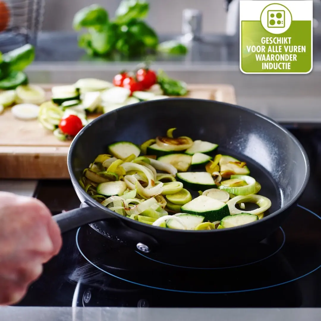 GreenPan Craft Aluminium Koekenpan Ø20cm - Zwart