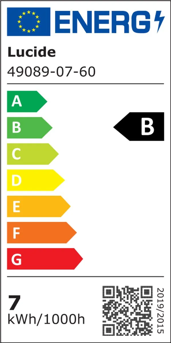 Lucide ST64 Class B LED Filamentlamp 7W 2700K - Ø6,4cm Transparant