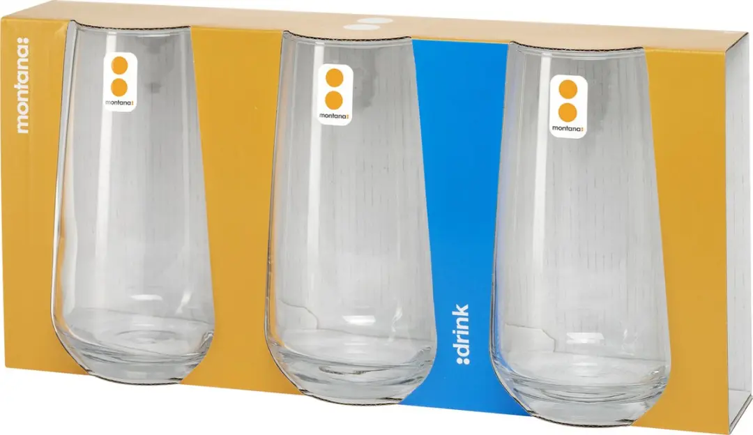 Leonardo Montana Longdrinkglazen 470ml - Set van 3