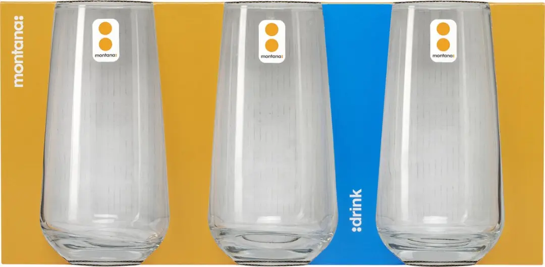 Leonardo Montana Longdrinkglazen 470ml - Set van 3