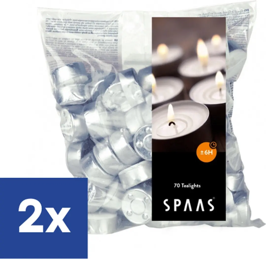 Spaas Theelicht Wit