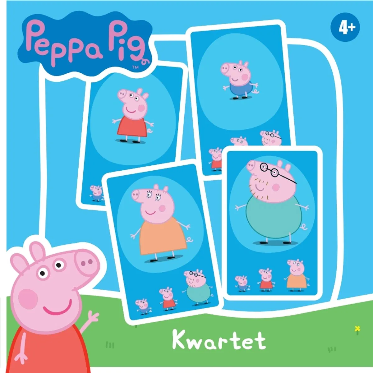 Tactic Peppa Pig Kwartet - 60477 - Kaartspel - 2-4 Spelers