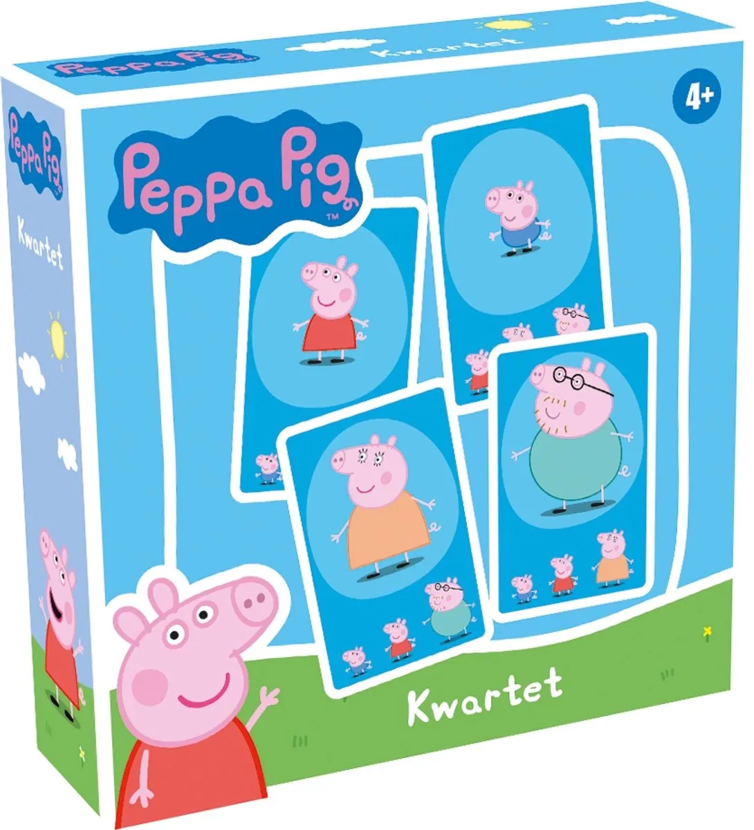 Tactic Peppa Pig Kwartet - 60477 - Kaartspel - 2-4 Spelers