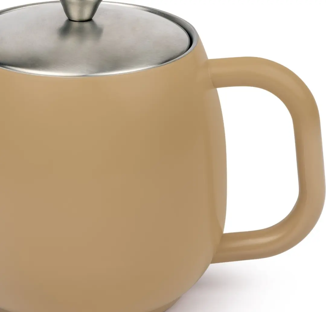 Bredemeijer Vera Theepot Dubbelwandig 0,9L - Latte Bruin