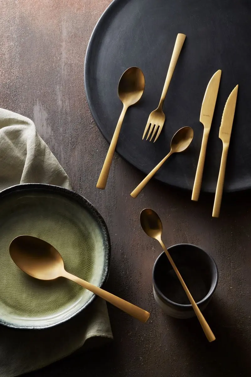 Amefa Manille Bestekset 42-delig - 6 Personen - Goud