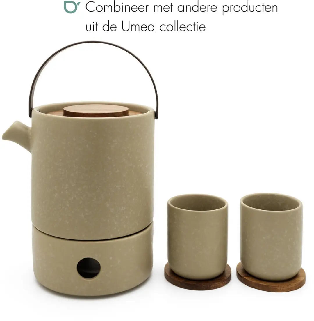 Bredemeijer Theemok Umea 200ml - Grijs - 2 Stuks