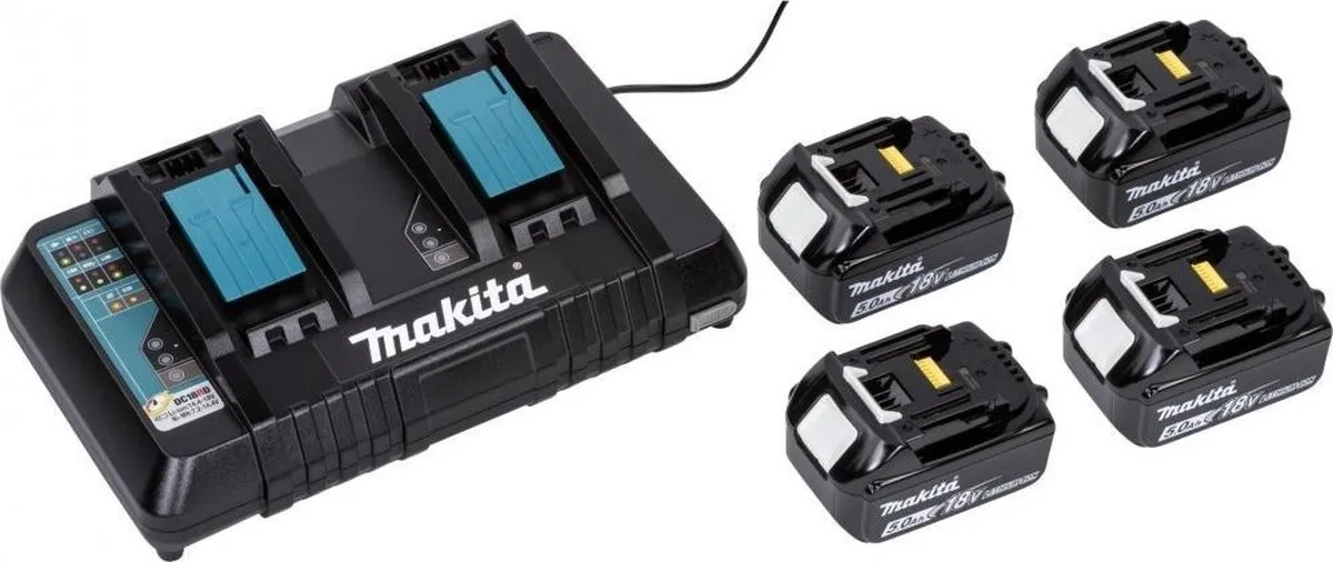 Makita DLM533PT4 Accu Grasmaaier 53cm - 4x 5.0Ah - afbeelding 3 van 6