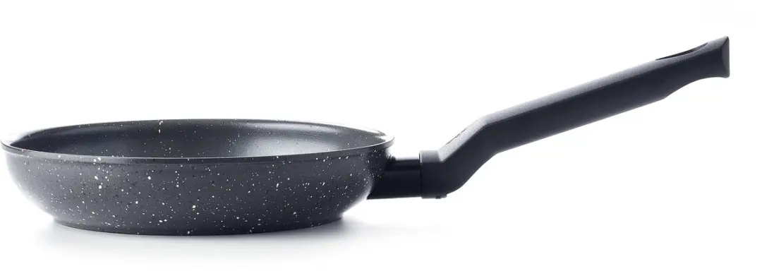 BK Universe Koekenpan 20cm - Inductie/Oven - PFAS-vrij - Zwart/Graniet