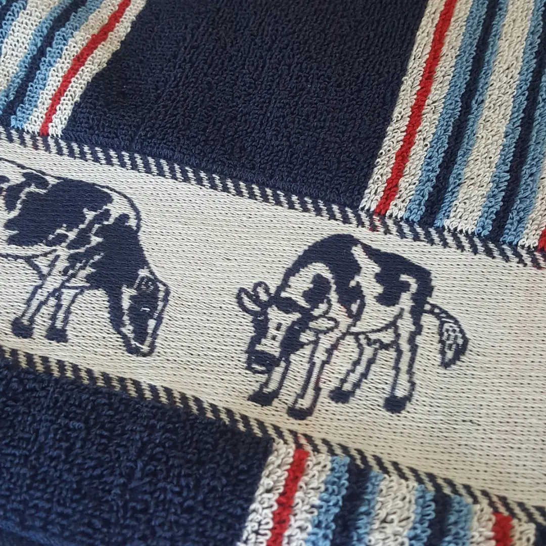 DDDDD Friesian Keukendoek - Set van 6 - 50x55cm - Badstof - Blauw