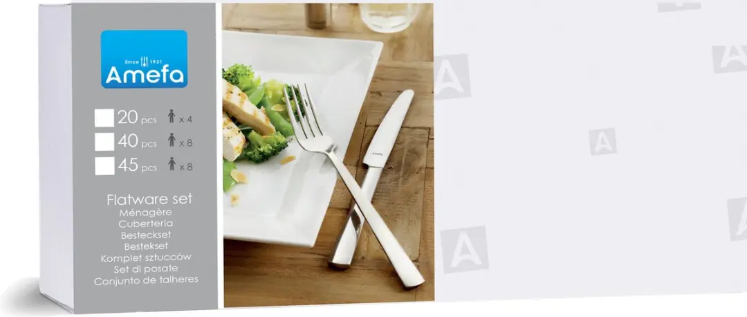 Amefa Juno Bestekset 16-delig - 4 Personen - Zilverkleurig