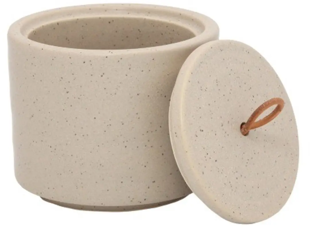 Leeff Storage Jar Silke L - Voorraadpot 100ml Taupe