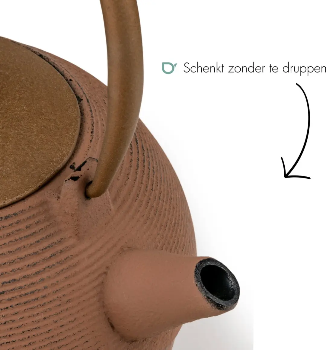 Bredemeijer Theepot Sakura 1,2L Gietijzer - Maroon - 6 Kopjes