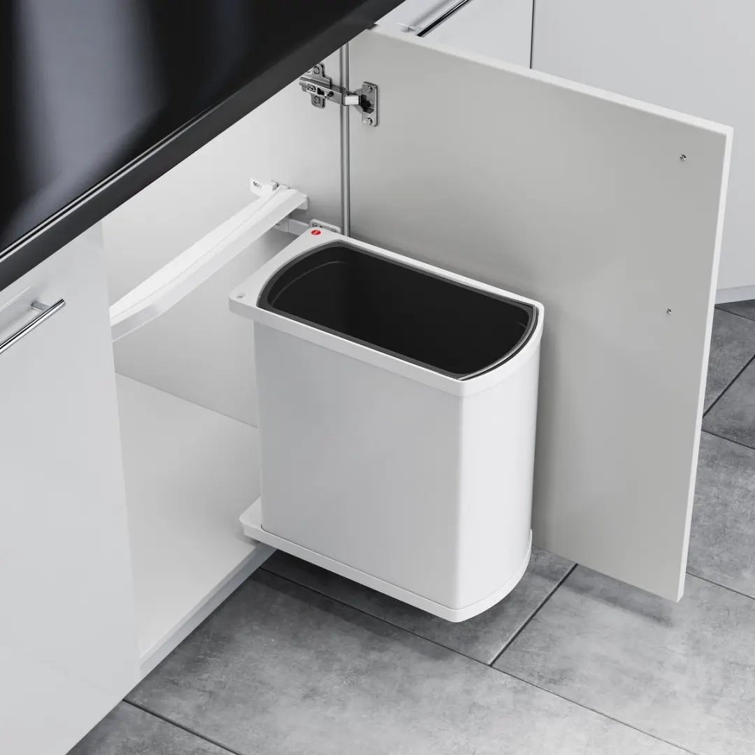 Hailo Uno-Automatic AE341800 Inbouw Prullenbak 18L - Wit