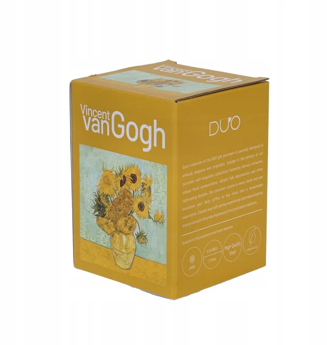 Van Gogh Zonnebloemen Thermosbeker - Groen/Geel