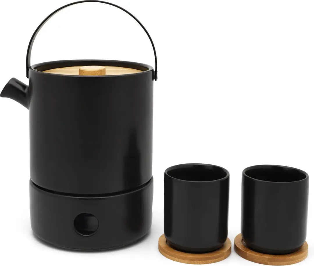 Bredemeijer Umea Kopjes Set 200ml - Mat zwart - MPN 142014