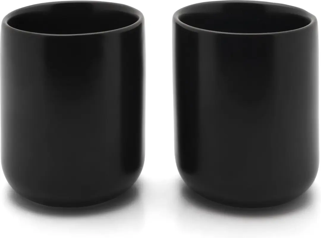 Bredemeijer Umea Kopjes Set 200ml - Mat zwart - MPN 142014