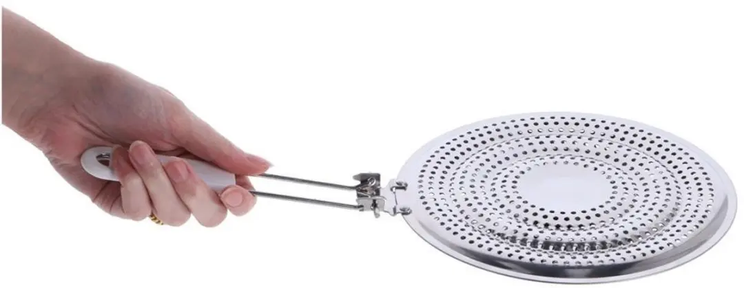 Metaltex Gaspitverkleiner 21cm - Vlamverdeler - Zilver - afbeelding 6 van 6