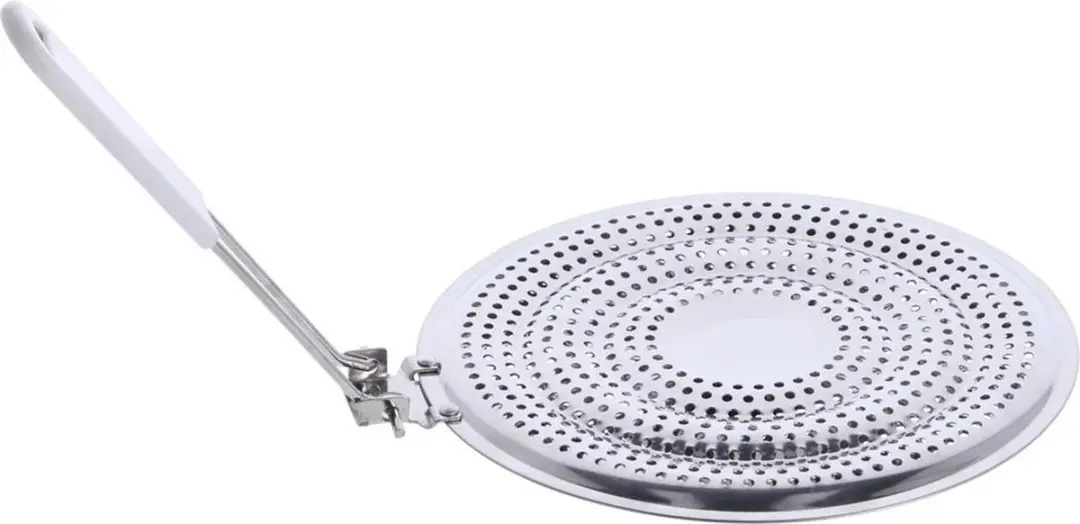 Metaltex Gaspitverkleiner 21cm - Vlamverdeler - Zilver