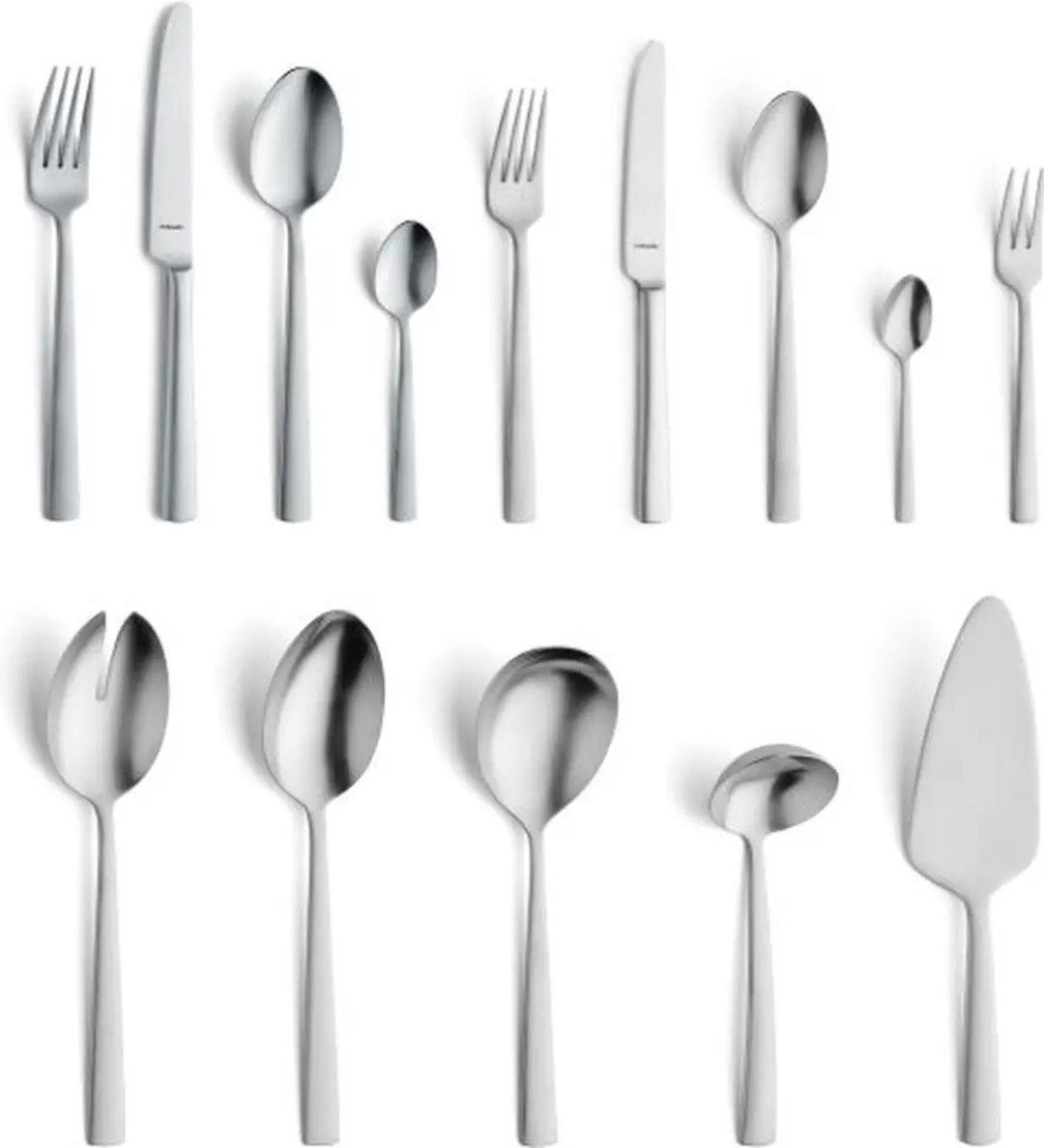 Amefa Koffielepels Ventura - 4 Stuks - Zilver