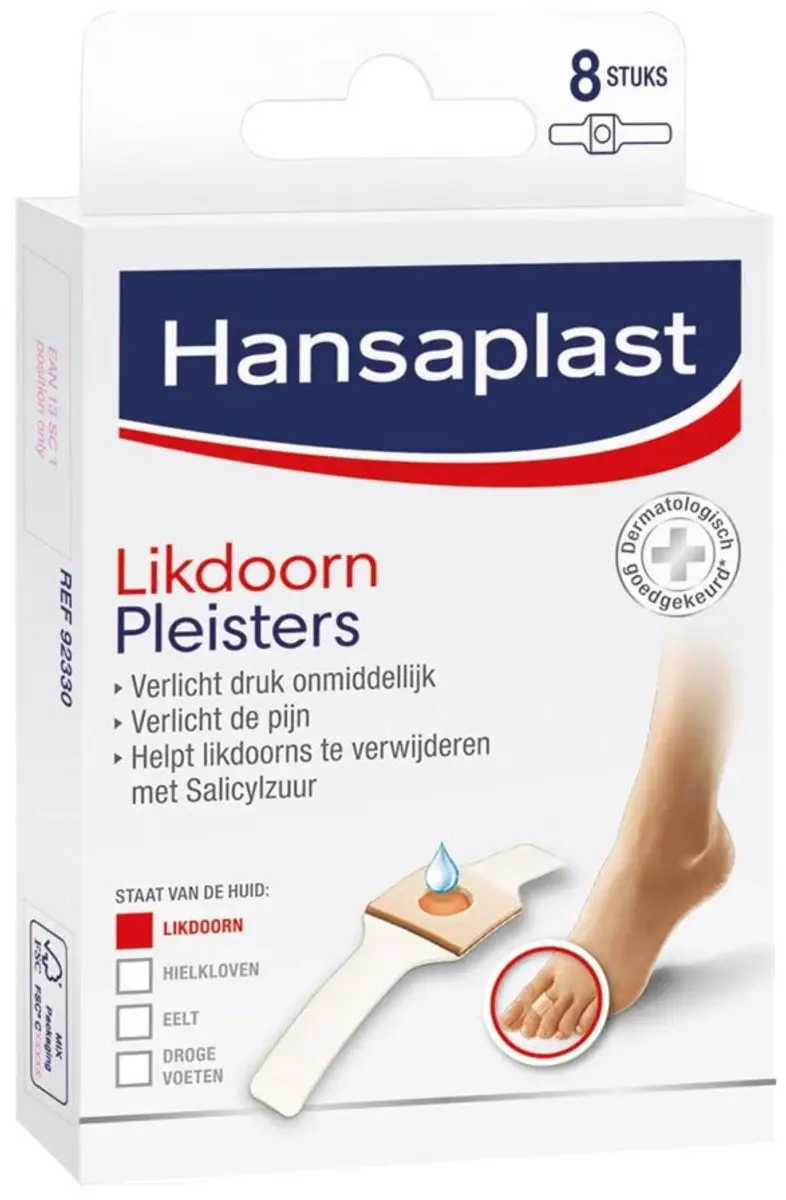 Hansaplast Likdoornpleisters - 8 Stuks
