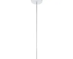 Eglo Carlton 1 Hanglamp E27 - Ø31cm - Wit/Goud