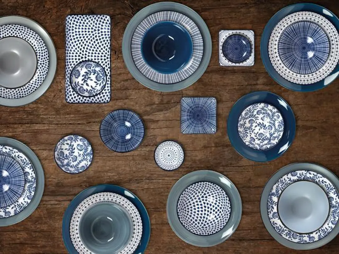 Gusta Sun Dinerbord 26,5cm Blauw/Wit - 02263600