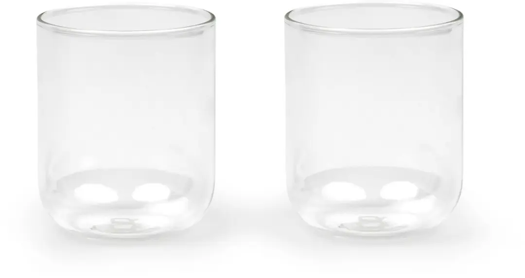 Bredemeijer Glas Padua 165054 - 2 Stuks - 350ml - Transparant