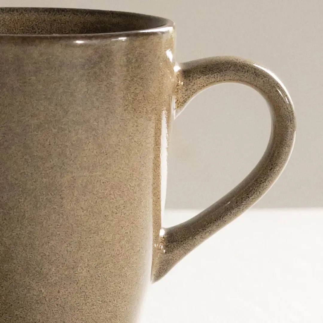 Dutch Rose Serenity Mok - Camel Stoneware 370ml