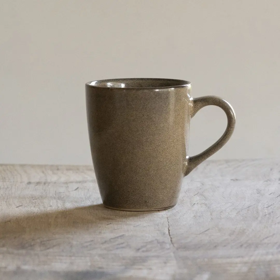 Dutch Rose Serenity Mok - Camel Stoneware 370ml