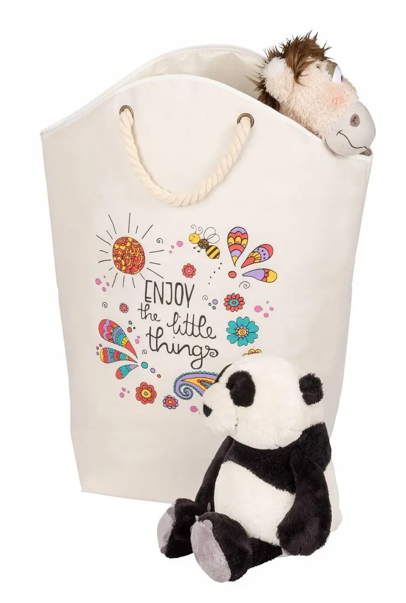 Wenko Wasbak 58L Artistiek Beige - Touwgrepen