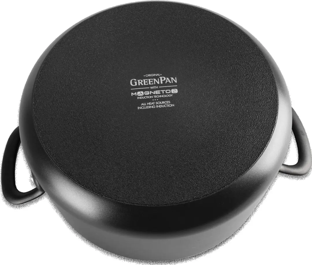 GreenPan Craft Aluminium Hapjespan Ø30cm - 4.9L - Zwart