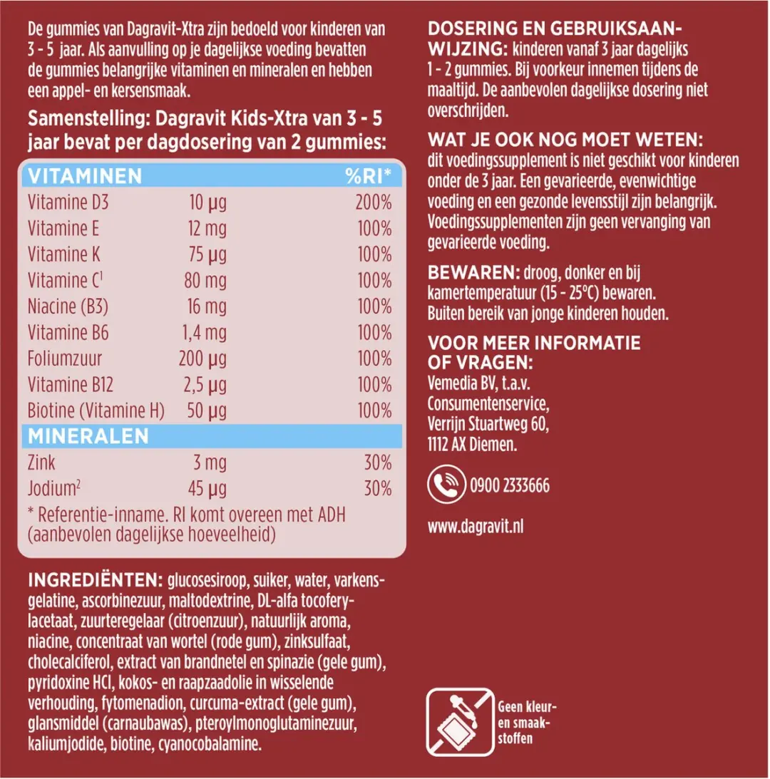 Dagravit Kids Paw Patrol Multivitaminen 60 Gummies - 163g