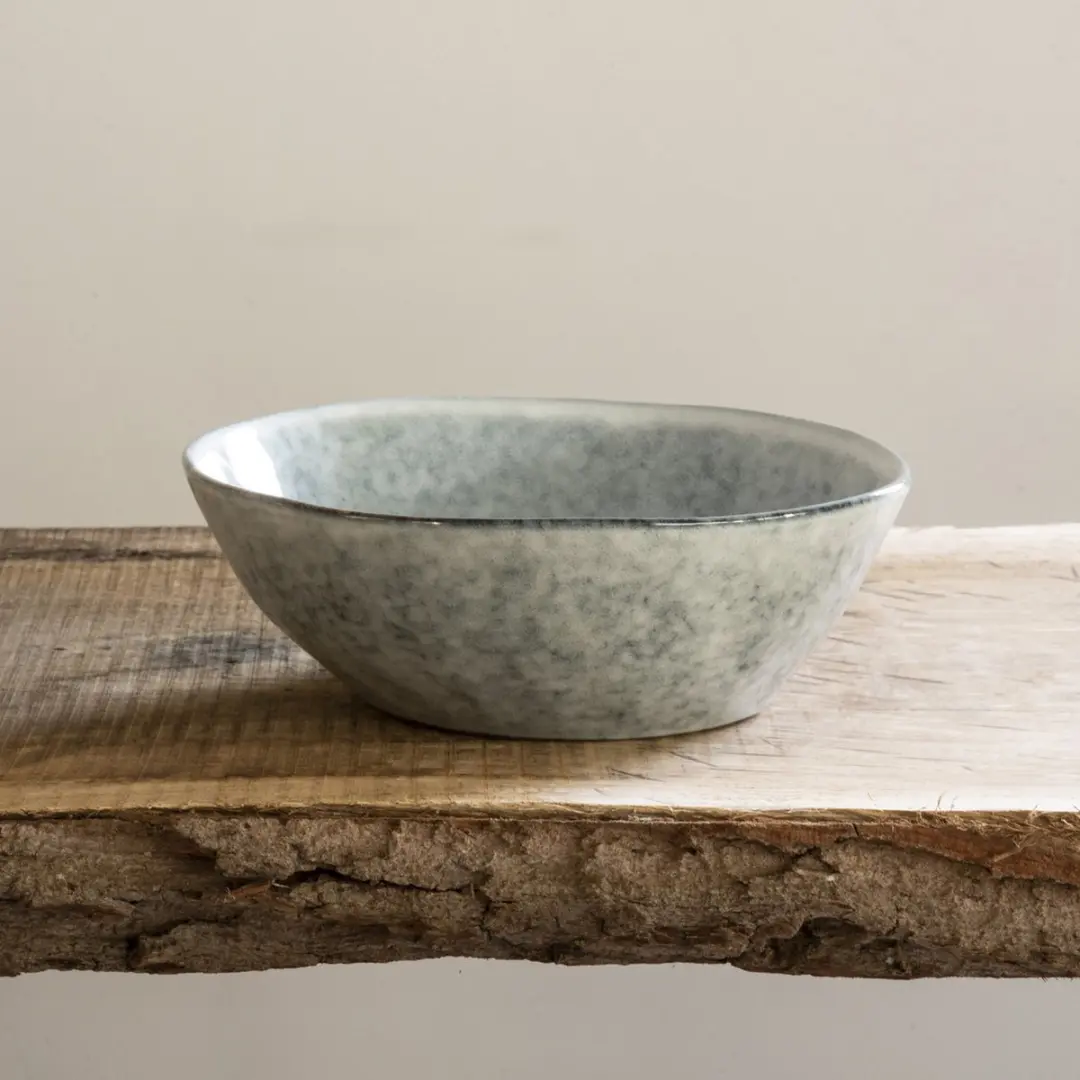 Dutch Rose Serenity Schaal 24cm - Grijs Stoneware