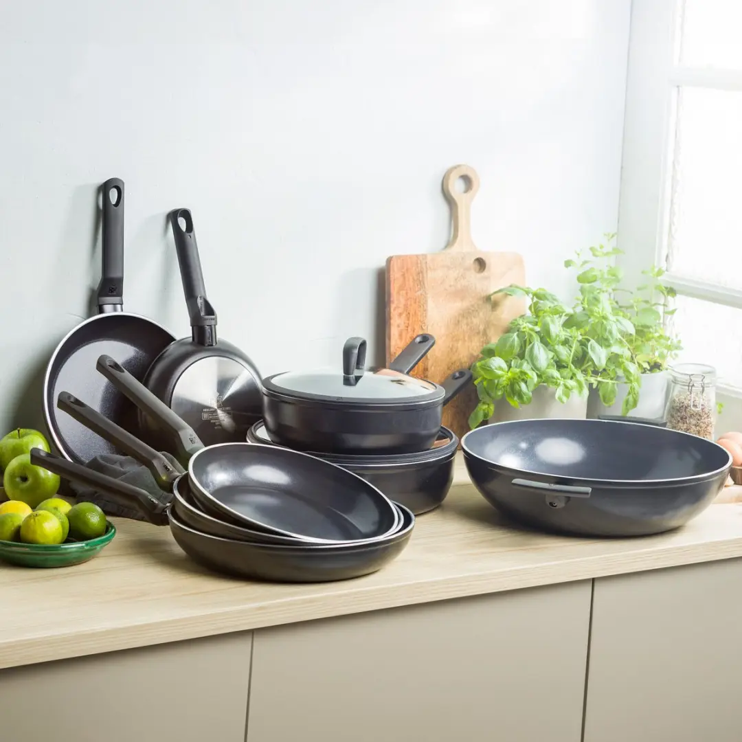 BK Easy Inductie Hapjespan 28cm - 4.6L - Zwart