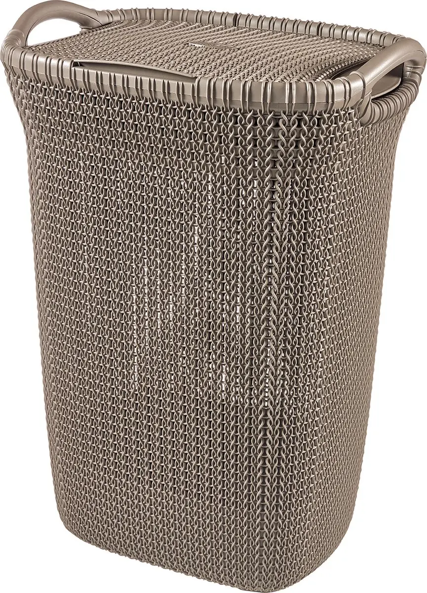 Curver Knit Wasmand met deksel 57L