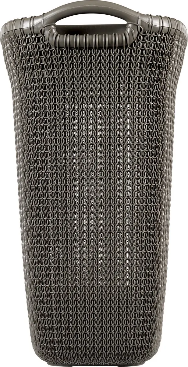 Curver Knit Wasmand met deksel 57L - Bruin