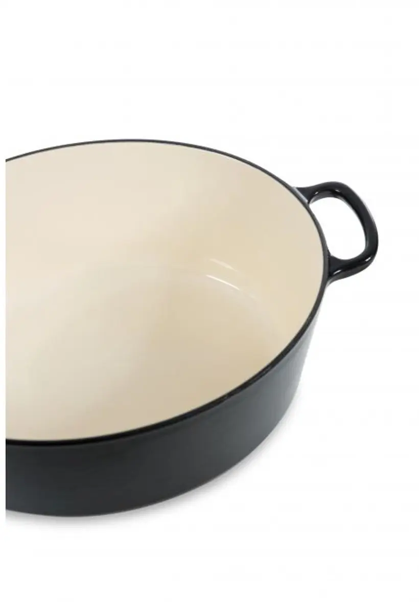 BK Bourgogne Gietijzeren Wildpan 32cm - 7.5L - Inductie/Ovenbestendig 230°C - Zwart