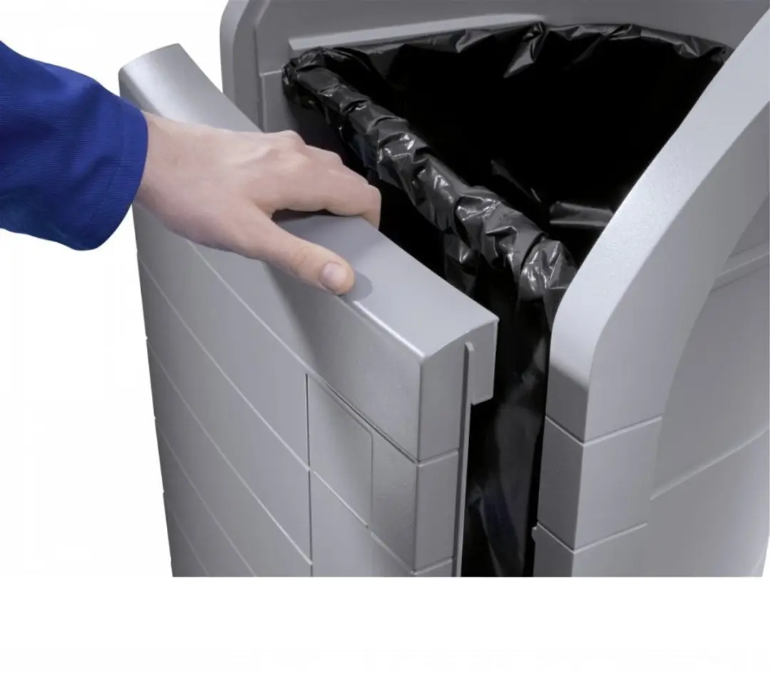 Hailo ProfiLine WSB Design XXXL Recyclingbak 120L - Stofgrijs