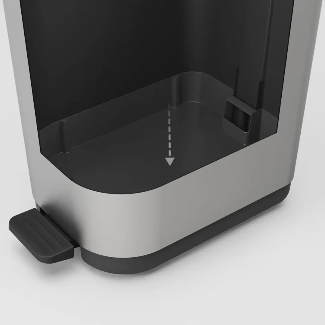 Rotho Pedaalemmer 35L - Zwart