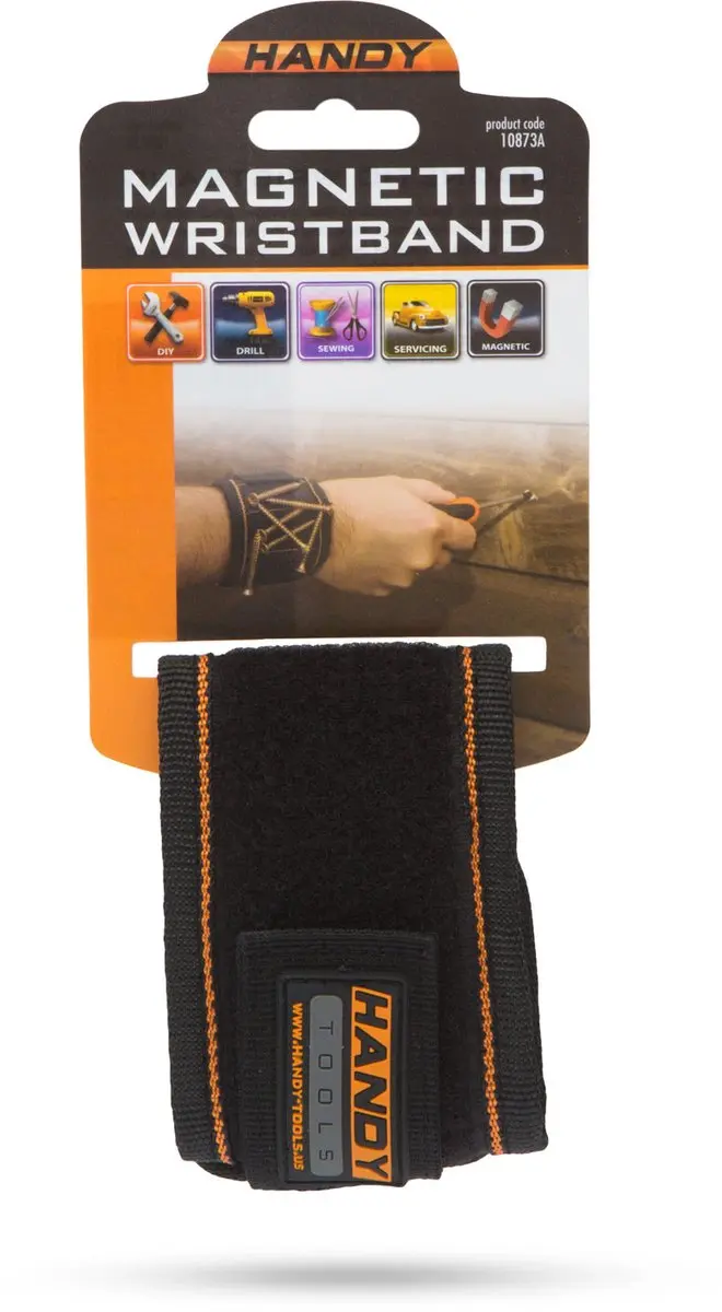Handy 10873A Magnetische Polsband - Zwart