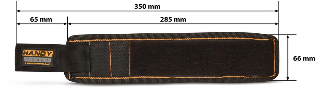 Handy 10873A Magnetische Polsband - Zwart