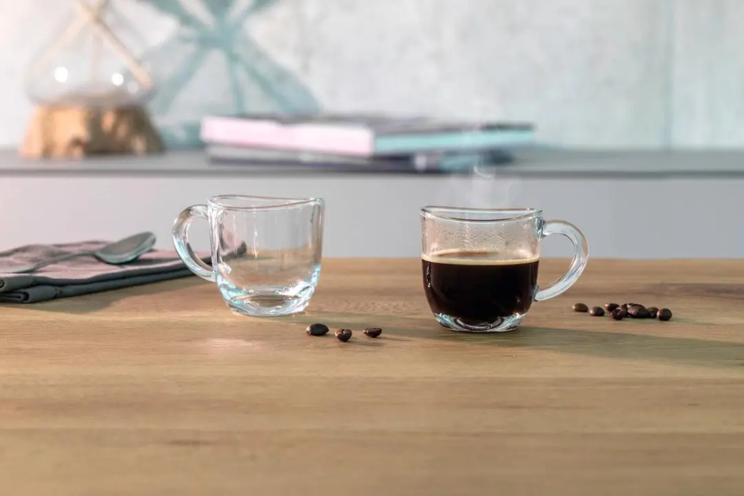 Leonardo Napoli Espressoglas - 6 Stuks - 0.08L - Transparant